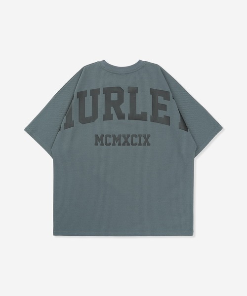 Hurley （ハーレー）の「【Hurley/ハーレー】ヘビーウェイトサーマルTシャツ　バックプリント　吸水速乾　オーバーサイズシルエット　THERMAL BACK ARC SS（Tシャツ/カットソー・メンズ・オフホワイト/ブラック/カーキブラウン/ブラウン/ブルーグレー・LARGE/X-LARGE/MEDIUM/SMALL）」の3枚目の写真