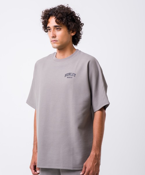 Hurley （ハーレー）の「【Hurley/ハーレー】ヘビーウェイトサーマルTシャツ　バックプリント　吸水速乾　オーバーサイズシルエット　THERMAL BACK ARC SS（Tシャツ/カットソー・メンズ・オフホワイト/ブラック/カーキブラウン/ブラウン/ブルーグレー・LARGE/X-LARGE/MEDIUM/SMALL）」の19枚目の写真