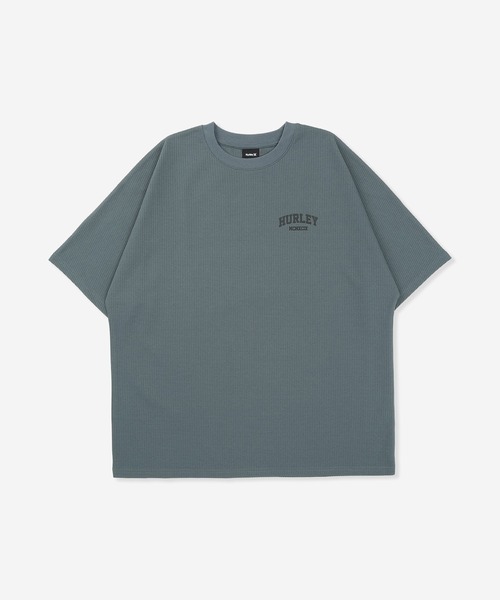 Hurley （ハーレー）の「【Hurley/ハーレー】ヘビーウェイトサーマルTシャツ　バックプリント　吸水速乾　オーバーサイズシルエット　THERMAL BACK ARC SS（Tシャツ/カットソー・メンズ・オフホワイト/ブラック/カーキブラウン/ブラウン/ブルーグレー・LARGE/X-LARGE/MEDIUM/SMALL）」の6枚目の写真