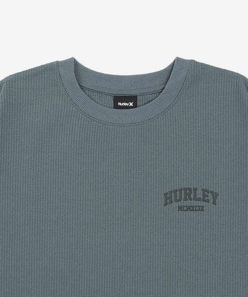 Hurley （ハーレー）の「【Hurley/ハーレー】ヘビーウェイトサーマルTシャツ　バックプリント　吸水速乾　オーバーサイズシルエット　THERMAL BACK ARC SS（Tシャツ/カットソー・メンズ・オフホワイト/ブラック/カーキブラウン/ブラウン/ブルーグレー・LARGE/X-LARGE/MEDIUM/SMALL）」の7枚目の写真
