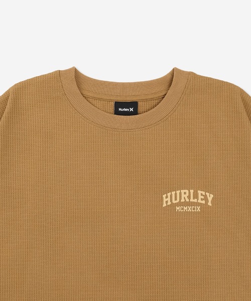 Hurley （ハーレー）の「【Hurley/ハーレー】ヘビーウェイトサーマルTシャツ　バックプリント　吸水速乾　オーバーサイズシルエット　THERMAL BACK ARC SS（Tシャツ/カットソー・メンズ・オフホワイト/ブラック/カーキブラウン/ブラウン/ブルーグレー・LARGE/X-LARGE/MEDIUM/SMALL）」の11枚目の写真