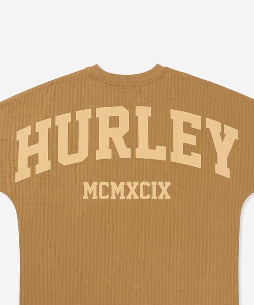Hurley （ハーレー）の「【Hurley/ハーレー】ヘビーウェイトサーマルTシャツ　バックプリント　吸水速乾　オーバーサイズシルエット　THERMAL BACK ARC SS（Tシャツ/カットソー・メンズ・オフホワイト/ブラック/カーキブラウン/ブラウン/ブルーグレー・LARGE/X-LARGE/MEDIUM/SMALL）」の13枚目の写真