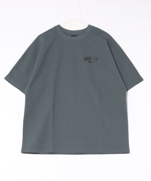 Hurley （ハーレー）の「【Hurley/ハーレー】ヘビーウェイトサーマルTシャツ　バックプリント　吸水速乾　オーバーサイズシルエット　THERMAL BACK ARC SS（Tシャツ/カットソー・メンズ・オフホワイト/ブラック/カーキブラウン/ブラウン/ブルーグレー・LARGE/X-LARGE/MEDIUM/SMALL）」の14枚目の写真