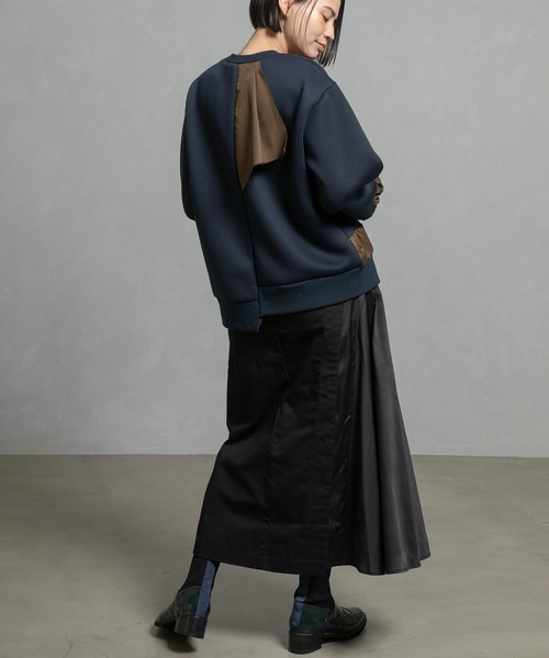 MARECHAL TERRE（マルシャルテル）の「コンビネーションアシンメトリースカート（スカート・レディース・ブラック系その他/チャコールグレー/ブラック/インディゴブルー・MEDIUM）」の21枚目の写真