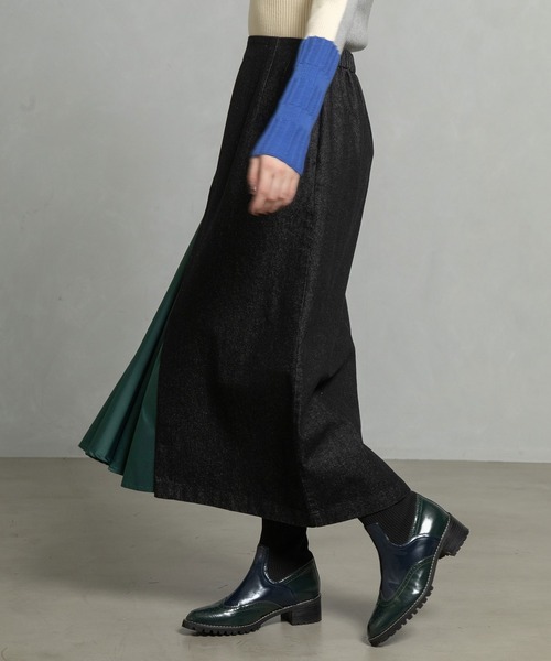MARECHAL TERRE（マルシャルテル）の「コンビネーションアシンメトリースカート（スカート・レディース・ブラック系その他/チャコールグレー/ブラック/インディゴブルー・MEDIUM）」の14枚目の写真