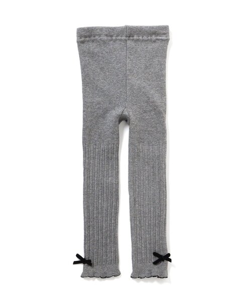 apres les cours(アプレレクール)の「【ジュニア対応】裾リボンレギンス(レギンス/スパッツ・キッズ・ブラック/アイボリー/エメラルド/グレー・90/140/120/110/100)」の13枚目の写真