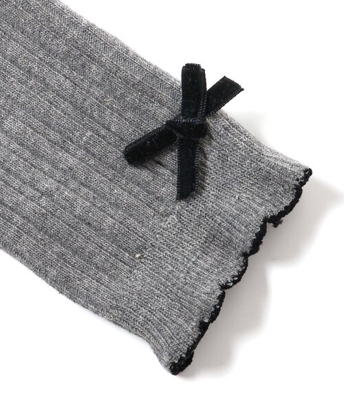 apres les cours(アプレレクール)の「【ジュニア対応】裾リボンレギンス(レギンス/スパッツ・キッズ・ブラック/アイボリー/エメラルド/グレー・90/140/120/110/100)」の19枚目の写真