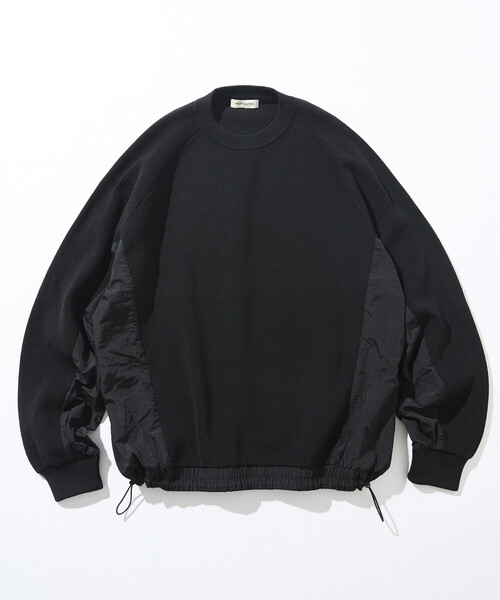 セール】限定展開 リラックスフィット ナイロン切り替え ドッキング