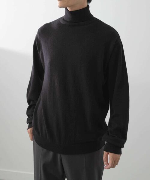 セール】カシミヤ×コットンハイネック セーター（ニット/セーター