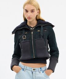 COACH(コーチ)のアビエーター シアリング ジャケット(ミリタリージャケット)