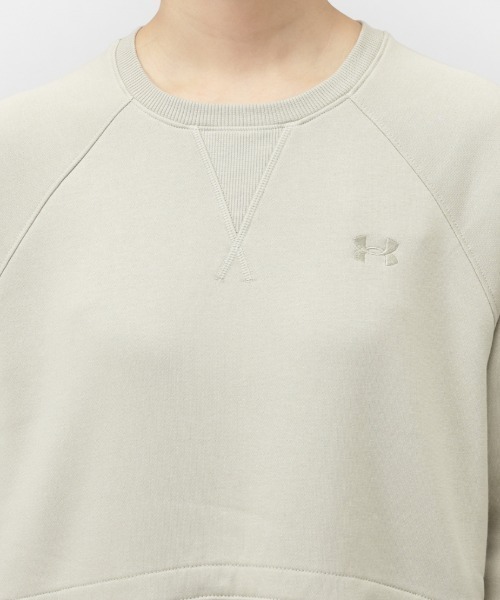UNDER ARMOUR（アンダーアーマー）の「【別注】アンダーアーマー  UAライバルフリース ドレス 限定コラボ（ワンピース・レディース・ブラック/ベージュ・S/M/L/XL）」の8枚目の写真