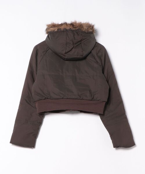 VIBGYOR(ヴィブジョー)の「【LAMPOON】中綿ショートフードブルゾン(ブルゾン・レディース・モカ・MEDIUM/SMALL/LARGE)」の11枚目の写真