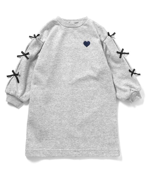 WEB限定/ジュニア対応】袖リボンワンピース（ワンピース）｜apres les