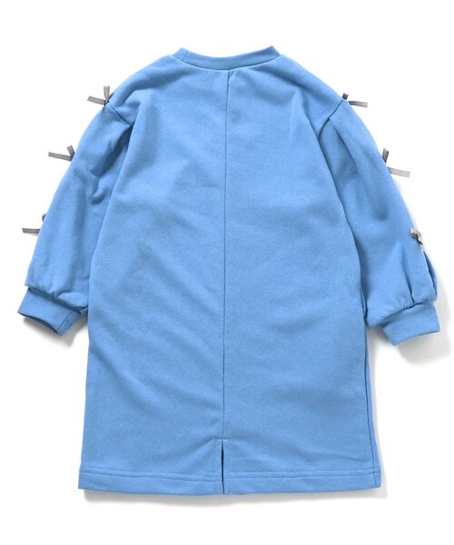 apres les cours（アプレレクール）の「【WEB限定/ジュニア対応】袖リボンワンピース（ワンピース・キッズ・アイボリー/サックスブルー/グレー/レッド・80/90/100/110/120/130/140）」の21枚目の写真