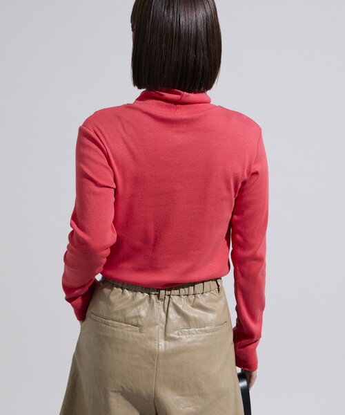 FREAK'S STORE(フリークスストア)の「<調温素材>INKEEP タートルネックトップス/インキープ タートルネックトップス(Tシャツ/カットソー・レディース・レッド/オフホワイト/その他/ブラック・フリ-)」の13枚目の写真