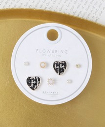 Flowering（フラワーリング）の「ガーリー/リボン/ハート/星座/セットピアス（ピアス（両耳用））」