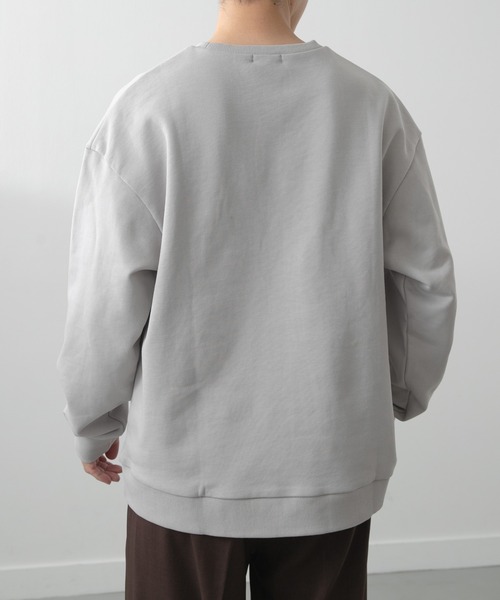ITEMS URBANRESEARCH（アイテムズ アーバンリサーチ）の「フレンチアートプリントクルーネックスウェット（スウェット・メンズ・ホワイト/ホワイト系その他/グレー/グレー系その他・LARGE/MEDIUM）」の22枚目の写真