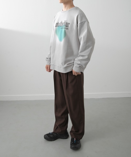 ITEMS URBANRESEARCH（アイテムズ アーバンリサーチ）の「フレンチアートプリントクルーネックスウェット（スウェット・メンズ・ホワイト/ホワイト系その他/グレー/グレー系その他・LARGE/MEDIUM）」の20枚目の写真