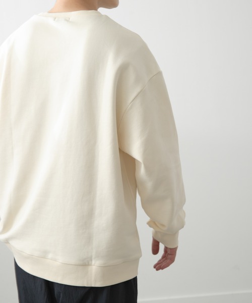 ITEMS URBANRESEARCH（アイテムズ アーバンリサーチ）の「フレンチアートプリントクルーネックスウェット（スウェット・メンズ・ホワイト/ホワイト系その他/グレー/グレー系その他・LARGE/MEDIUM）」の11枚目の写真