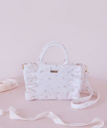 メゾンドフルール　チェリー柄ボストンバッグ　Maison de FLEUR チェリー柄ボストンバッグ（ハンドバッグ）｜Maison de FLEUR