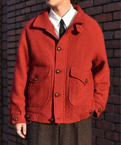 Noen(ノエン)の「ボアフライトブルゾン(ブルゾン・メンズ・レッド/ブラウン/ブラック・LARGE/MEDIUM)」の3枚目の写真