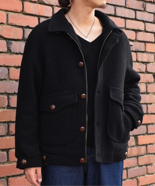 Noen(ノエン)の「ボアフライトブルゾン(ブルゾン・メンズ・レッド/ブラウン/ブラック・LARGE/MEDIUM)」の7枚目の写真