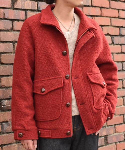 Noen(ノエン)の「ボアフライトブルゾン(ブルゾン・メンズ・レッド/ブラウン/ブラック・LARGE/MEDIUM)」の13枚目の写真