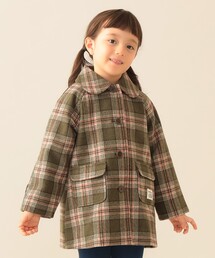 BEAMS mini(�r�[���X�~�j)�̃`�F�b�N�� �R�[�g 2025FW�i90�`140cm�j(���̑��A�E�^�[)