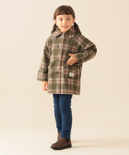 BEAMS mini(ビームスミニ)の「チェック柄 コート 2025FW(90~140cm)(その他アウター・キッズ・オリーブ/ブラウン系その他2・90/140/130/120/110/100)」の10枚目の写真