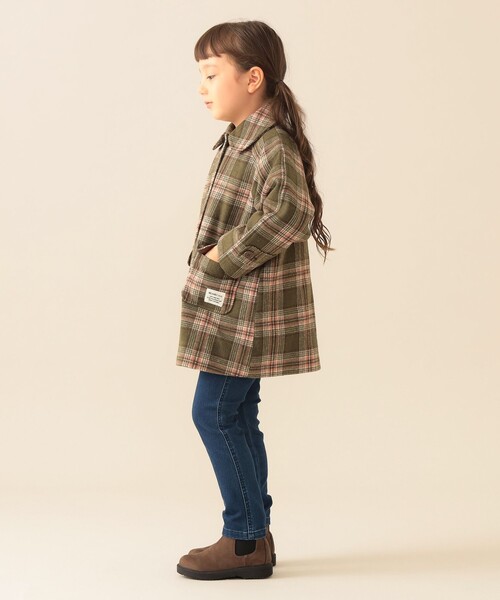 BEAMS mini(ビームスミニ)の「チェック柄 コート 2025FW(90~140cm)(その他アウター・キッズ・オリーブ/ブラウン系その他2・90/140/130/120/110/100)」の11枚目の写真