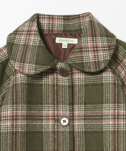 BEAMS mini(ビームスミニ)の「チェック柄 コート 2025FW(90~140cm)(その他アウター・キッズ・オリーブ/ブラウン系その他2・90/140/130/120/110/100)」の17枚目の写真