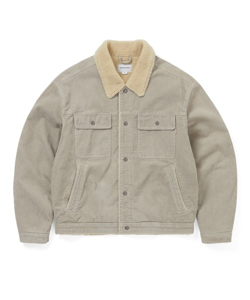 Sherpa Lined Corduroy Trucker Jacket（ブルゾン）｜thisisneverthat