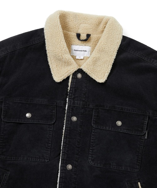 thisisneverthat（ディスイズネバーザット）の「Sherpa Lined Corduroy Trucker Jacket（ブルゾン・メンズ・ブラック/ストーン/グレー・L/M/S/XL）」の9枚目の写真