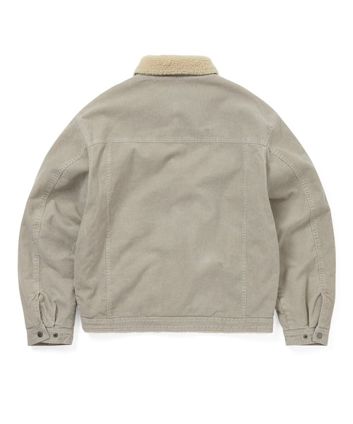 thisisneverthat（ディスイズネバーザット）の「Sherpa Lined Corduroy Trucker Jacket（ブルゾン・メンズ・ブラック/ストーン/グレー・L/M/S/XL）」の6枚目の写真