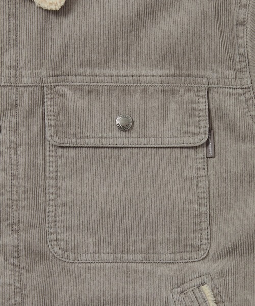 thisisneverthat（ディスイズネバーザット）の「Sherpa Lined Corduroy Trucker Jacket（ブルゾン・メンズ・ブラック/ストーン/グレー・L/M/S/XL）」の14枚目の写真