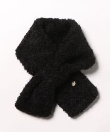 Lace Ladies(レースレディース)のソリッドカラー メタル チャーム付き ボア ティペット(ストール/ショール)