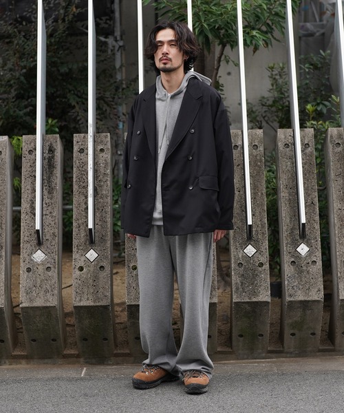 Aphlotus(アプロタス)の「TRダブルブレストテーラードジャケット(テーラードジャケット・メンズ・ブラック/グレー・MEDIUM/SMALL/LARGE)」の16枚目の写真