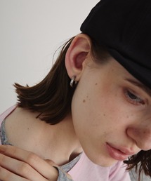 Auntie Rosa Holiday | シンプルフープドロップピアス(ピアス（両耳用）)