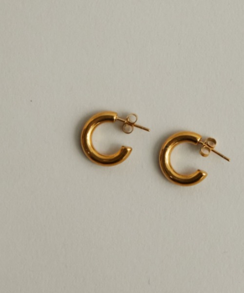 Auntie Rosa Holiday（アンティローザホリデー）の「シンプルフープドロップピアス（ピアス（両耳用）・レディース・ゴールド/シルバー・FREE）」の6枚目の写真