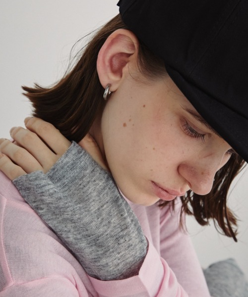 Auntie Rosa Holiday（アンティローザホリデー）の「シンプルフープドロップピアス（ピアス（両耳用）・レディース・ゴールド/シルバー・FREE）」の7枚目の写真