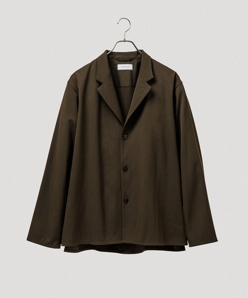 ADAM ET ROPE'（アダムエロペ）の「4WAY ストレッチ ツイル イージー ジャケット / セットアップ対応（テーラードジャケット・メンズ・ブラック/チャコールグレー/カーキ・L/M）」の3枚目の写真