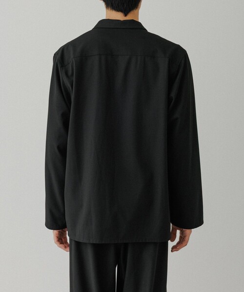 ADAM ET ROPE'（アダムエロペ）の「4WAY ストレッチ ツイル イージー ジャケット / セットアップ対応（テーラードジャケット・メンズ・ブラック/チャコールグレー/カーキ・L/M）」の18枚目の写真