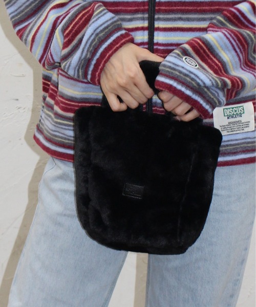 THE NORTH FACE(ザノースフェイス)の「【THE NORTH FACE/ザノースフェイス】トートバッグミニ(PLUMPY TOTE BAG MINI)(トートバッグ・レディース・ホワイト/ブラック/ブラック系その他/クリーム・ONE SIZE)」の1枚目の写真