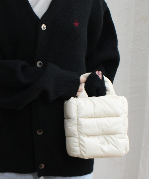 THE NORTH FACE(ザノースフェイス)の「【THE NORTH FACE/ザノースフェイス】トートバッグミニ(PLUMPY TOTE BAG MINI)(トートバッグ・レディース・ホワイト/ブラック/ブラック系その他/クリーム・ONE SIZE)」の19枚目の写真
