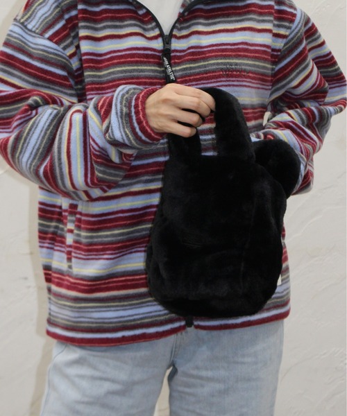 THE NORTH FACE(ザノースフェイス)の「【THE NORTH FACE/ザノースフェイス】トートバッグミニ(PLUMPY TOTE BAG MINI)(トートバッグ・レディース・ホワイト/ブラック/ブラック系その他/クリーム・ONE SIZE)」の15枚目の写真
