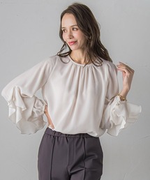 Viaggio Blu | ラッフルブラウス≪洗濯機で洗える≫(シャツ/ブラウス)