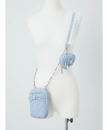 Ank Rouge（アンクルージュ）の「アクスタスマホポシェット(ツイード)（スマホグッズ）」