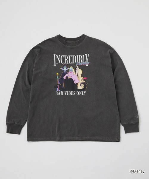 Disney(ディズニー)の「Disney Villains 別注 ピグメント加工ビッグシルエットプリント長袖Tシャツ(Tシャツ/カットソー・レディース・ホワイト系2/ホワイト系/ブラック系/ブラック系3/ブラック系2・L/M)」の22枚目の写真