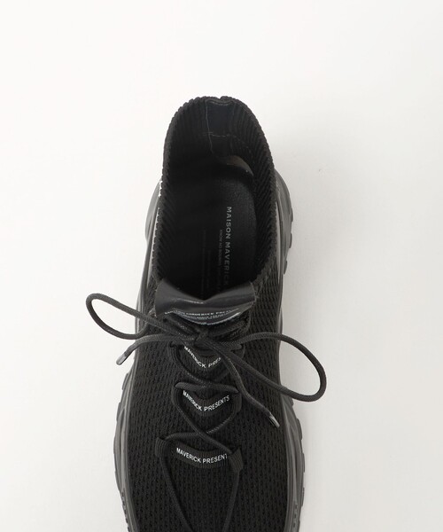 MAISON MAVERICK PRESENTS（メゾンマベリックプレゼンツ）の「＜MAISON MAVERICK PRESENTS＞メッシュニット チャンキー ブーツ（ブーツ・レディース・ブラック・24cm/23cm/23.5cm/24.5cm）」の7枚目の写真