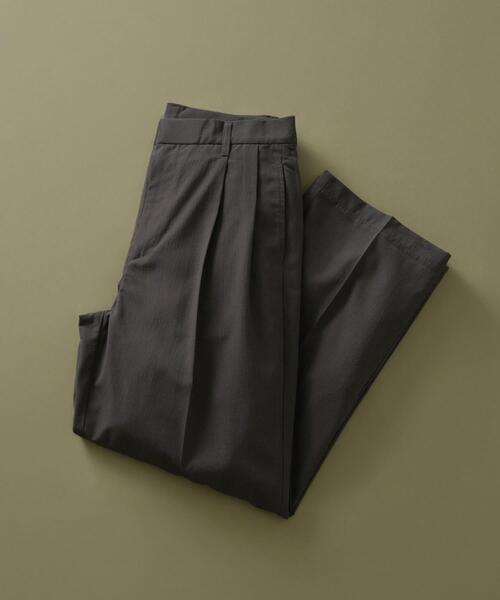 ITEMS URBANRESEARCH（アイテムズ アーバンリサーチ）の「ミニマルチェック クラシック トラウザー（その他パンツ・メンズ・グレー/ブラウン/ブラック・MEDIUM/LARGE）」の2枚目の写真
